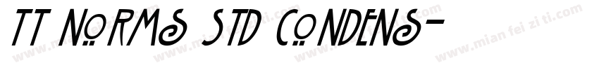 TT Norms Std Condens字体转换